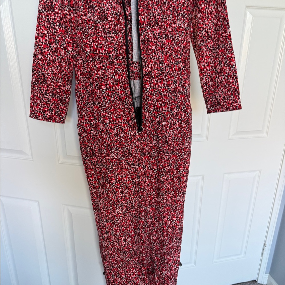 Rebecca Minkoff Red Floral Jumpsuit